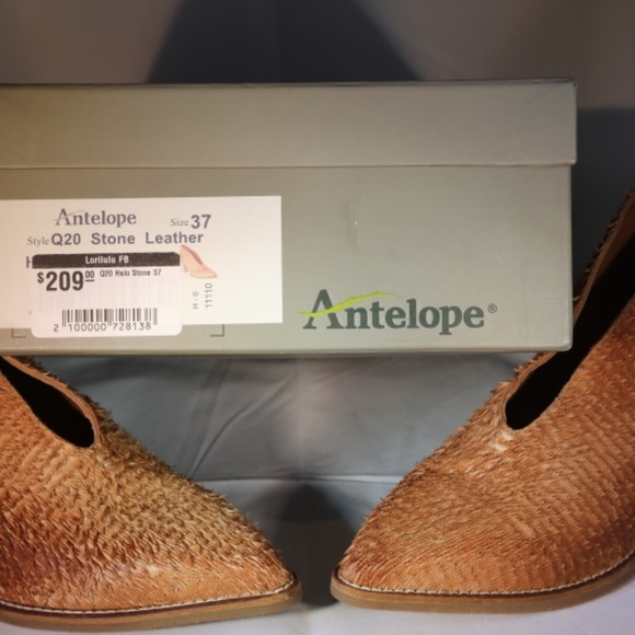 Antelope brand stone leather pump - Size 37 - Picture 6 of 7
